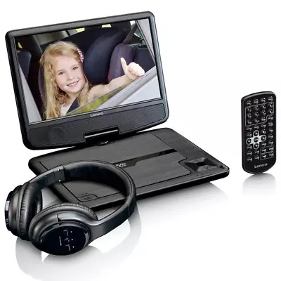 Kaufen Lenco DVP-947BK  Tragbarer Auto DVD-Player Mit Bluetooth® Kopfhörer  Schwarz • 99€