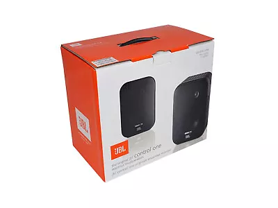Kaufen 2 JBL Control One 2-Wege Kompakt Lautsprecher Speaker Boxen +Halter Schwarz • 139.90€