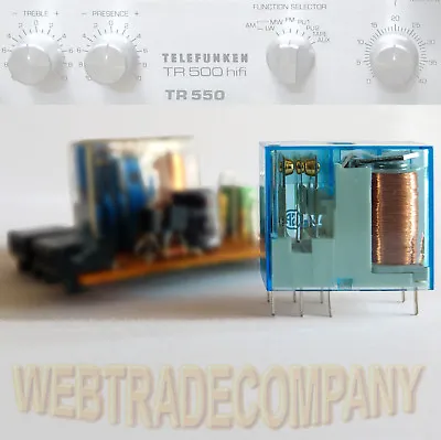Kaufen Telefunken TR500 TR550 Ersatz Lautsprecher Relais Mit Goldkontakten NEU! • 18.90€