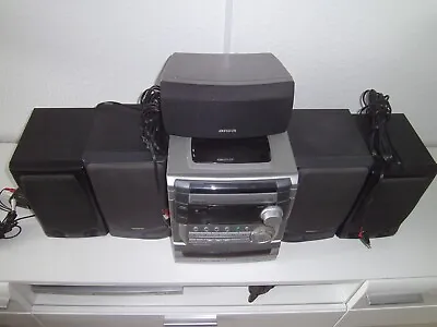 Kaufen Stereoanlage Dolby Surround,    3 Fach CD Wechsler,   5 Boxen,  Radio  • 5€