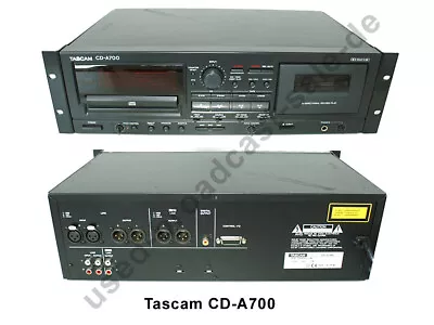 Kaufen Tascam CD-A700 (Profi CD-Player / Tape Recorder Kombination),  A#50084 DEFEKT • 1.50€