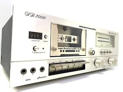 Kaufen Marantz SD-3000 Stereo Kassette Deck 2Head Vintage 1979 Work Renovieren Good Uvm • 314.99€