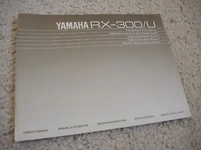 Kaufen Buch Anleitung Bedienungsanleitung Yamaha RX-300/U Stereo Receiver  • 10€