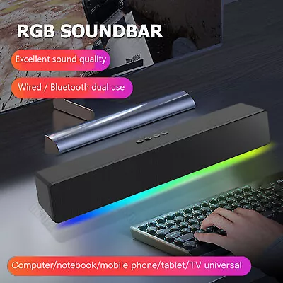 Kaufen Soundbar Wireless Blue-tooth Subwoofer Lautsprechersystem Surround TV Heimkino • 22.99€