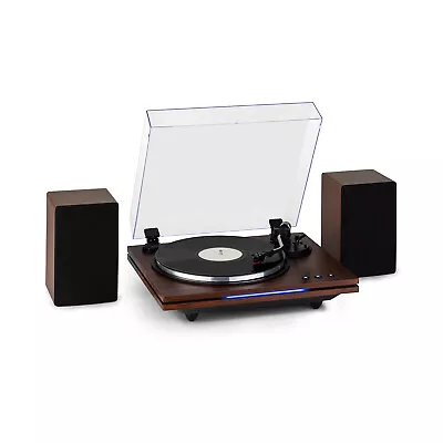 Kaufen Schallplattenspieler Mit Boxen 33/45/78 Vinyl Plattenspieler Bluetooth Holz • 140.99€