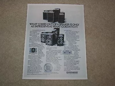 Kaufen Pioneer HPM-150, HPM-100, 60, 40 Lautsprecher Ad, 1978, 1 Page, Artikel, Info • 6.51€