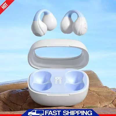Kaufen  Kabellose Kopfhörer Leichtes Ohrclip Headset Bluetooth-kompatibel 5.3 ✅ • 12.06€