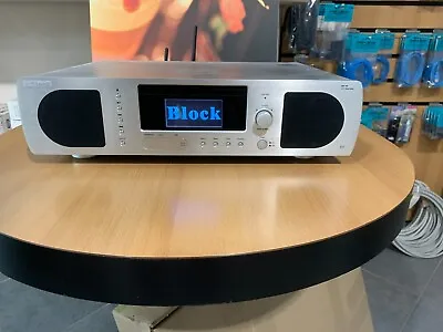 Kaufen Block BB-100 Boombox HiFi-System WiFi/DAB+/FM/CD/BT- Receiver Silber FB TOP • 500€