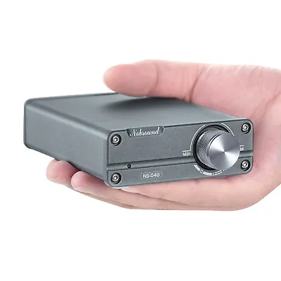 Kaufen HiFi Leistungsverstärker Digital Stereo Power Amplifier 50W*2 Grau Mit Netzteil  • 44.99€
