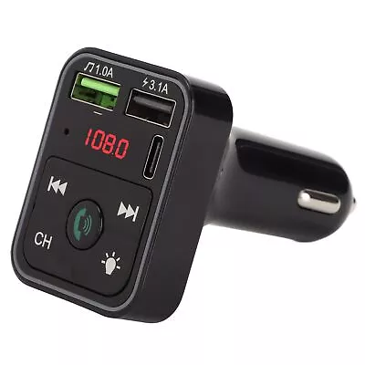 Kaufen BT 5.0 FM Sender Hands Free Call USB 2.0 Musik Player Auto Radio BT Adap TOS • 10.76€