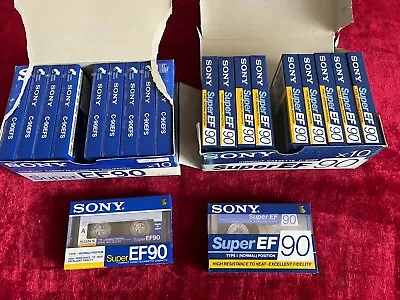Kaufen Mc Kassetten Sony EF 90 Audio Tape Cassettes 20 Pieces NEW !!!!! • 90€