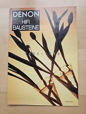 Kaufen Denon HiFi Audio Programm 1991/1992  Katalog Werbeprospekt Original • 5€