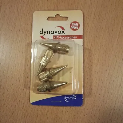 Kaufen Dynavox Absorber Spikes, 4 Stück, Einbau Lautsprecher Boxen Füße, Boxenspikes • 5€