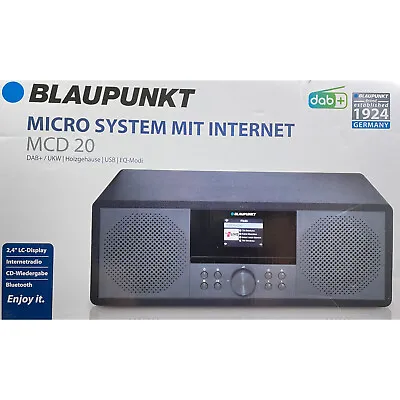 Kaufen BLAUPUNKT Micro-System MCD20 Mit Internetradio DAB+ CD UKW EQ-Modi Neu OVP  • 129.90€