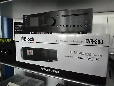 Kaufen Audio Block CVR200 Multiroom/Receiver All-in-One Stereo BlueRay 2x100Watt, Schw. • 1,199€