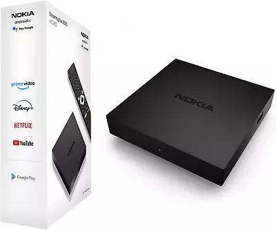 Kaufen Nokia Streaming Box 8000 Android TV Chromecast HDMI Netflix Prime Video Disney+ • 89.27€
