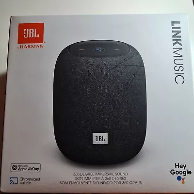 Kaufen JBL Link Music Smart Bluetooth Lautsprecher - Schwarz NEU+OVP • 74.99€