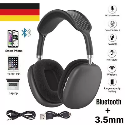 Kaufen SelectiD Bluetooth Kopfhörer On-Ear Headset Stereo Bass Headphone HiFi Ohrhörer • 9.29€