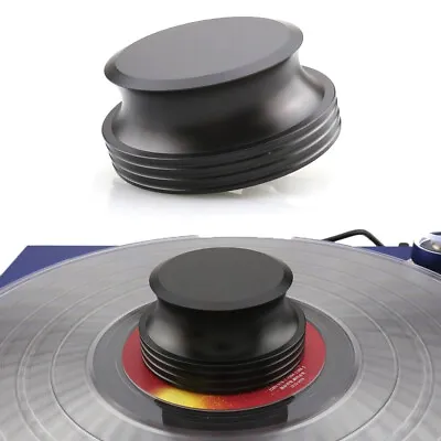 Kaufen Vinyl Plattenspieler Aluminum Gewichtsklemme Record Player Disc Stabilizer 400g • 19.58€