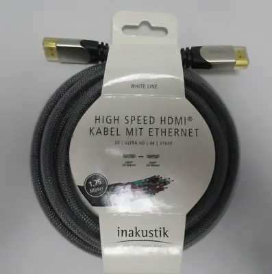 Kaufen Inakustik High-Speed HDMI-Kabel Mit Ethernet 1,75 M • 8.99€