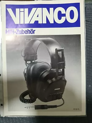 Kaufen VIVANCO HiFi-Zubehör (Kopfhörer,Equalizer,Mischpulte,Umschaltpulte,..) Prospekt • 5€