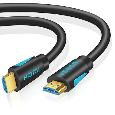 Kaufen 2m Flach Kabel HDMI 2.0 4K UHD Ultra HD 3D High Speed HDTV Ethernet ARC CEC Dünn • 9.99€