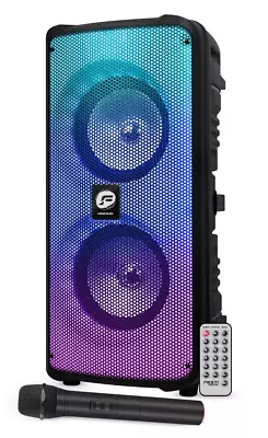Kaufen FESTI SOUND VENICE26 Mobiles Soundsystem BT 5.0 RGB-LED LCD VHF FunkmikrofonAkku • 124.90€