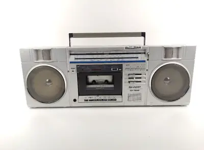 Kaufen Boombox Sharp Gf-7500h Stereo Radio Tape Recorder Vintage 1983 Ghettoblaster • 86.50€