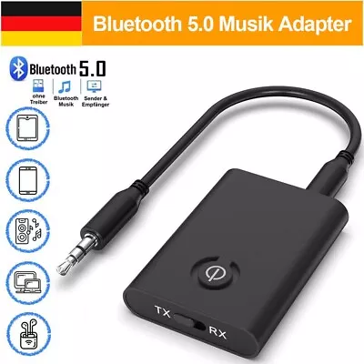 Kaufen Bluetooth 5.0 Musik Stereo Sender Receiver Audio Transmitter-Adapter Empfänger • 14.99€