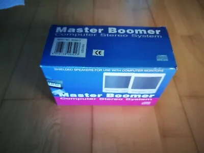 Kaufen   Master Boomer - Computer Stereo Lautsprecher System • 8€