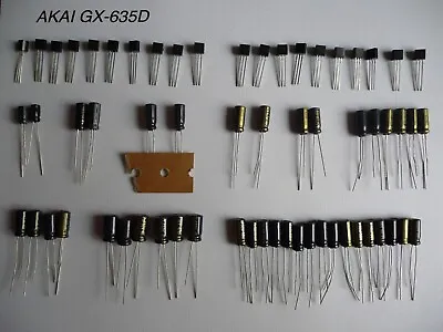 Kaufen Reparatursatz Audio Board AKAI GX-635D Oder GX-636 Repairkit Transistoren Elkos • 49.99€
