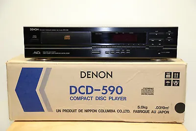 Kaufen  Denon DCD-590 CD-Player PMC Audio Technology Von USA 120Volt In Schwarz Mit OVP • 139€