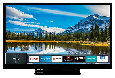 Kaufen Toshiba 24W2963DAX 24 Zoll Fernseher HD TV Smart TV WLAN Triple-Tuner Bluetooth • 139.99€