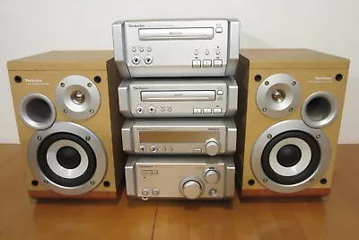 Kaufen Technics Stereo Mini Anlage  SE-HD505 Tuner CD Kassette + Original Boxen Defekt • 135€