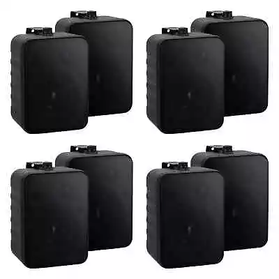 Kaufen Acht Lautsprecher Monitor Hifi Box Wand Montage Bügel Schwarz 10W 2-Wege Kompakt • 97.50€