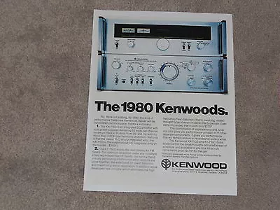 Kaufen Kenwood Amplfier & Tuner Ad ,KA-7100,KT-7500 Artikel, 1 Page, Bereit Sich Rahmen • 7.89€