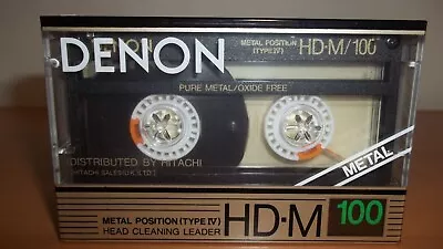 Kaufen DENON HD-M 100 Type IV Pure Metal 1987 Audiocassette NEW/NEU ! Made In Japan! • 50€