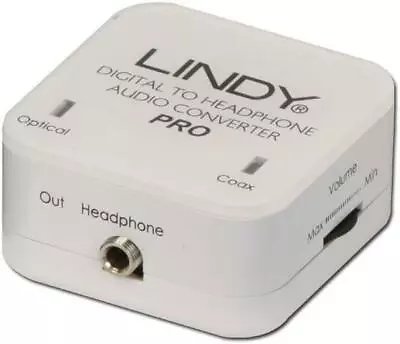 Kaufen Lindy Optiocal SPDIF/Koax DAC Konverter Auf 3,5 Mm Stereo Audio Kopfhörer AMP • 56.14€