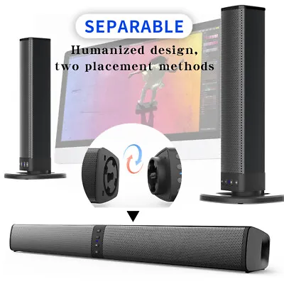 Kaufen Lautsprechersystem 3D Soundbar Subwoofer Wireless Bluetooth TV Lautsprecher • 48.99€