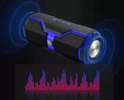 Kaufen Neu~ 20W Tragbarer Wireless Bluetooth Lautsprecher Stereo Subwoofer SD Musicbox~ • 16.99€