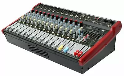Kaufen E-Lektron ST-122P Live Power-Mixer 12-Kanal Stereo MP3/AUX/BT Mischpult Endstufe • 299€