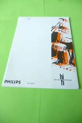 Kaufen Bedienungsanleitung-Operator's Manual Für Philips  N 4504 ,ORIGINAL ! • 27€