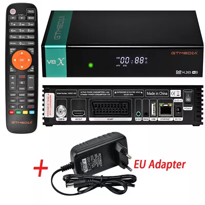 Kaufen GTMEDIAV8X HD Digital Sat Satelliten Receiver DVB-S2/S2X USB PVR 1080P HDMI WLAN • 39.99€