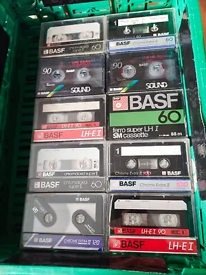 Kaufen 30 Stück Basf Kassetten  Tape Sammlung Lot11 • 20€