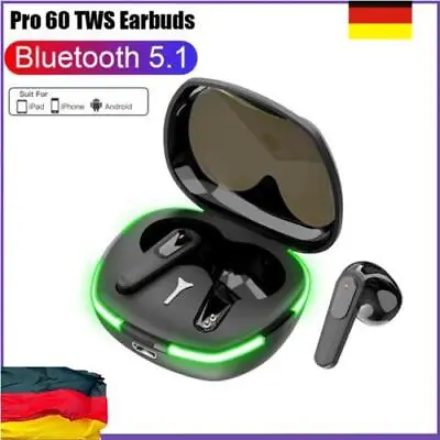 Kaufen TWS Kopfhörer Bluetooth 5.1 Wireless Touch Control In-Ear Ohrhörer HIFI Headset • 10.70€