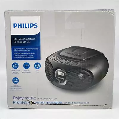 Kaufen Philips Tragbarer CD Player/Digital UKW Dynamischer Bass Boost Audioeingang/Ra • 40.19€