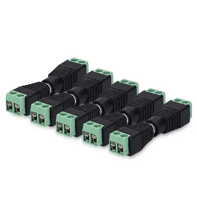 Kaufen 5x RCA Stecker Adapter Set Verbinder Kabel Auf Cinch Anschluss Cinch Buchse • 6.29€