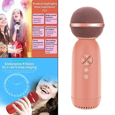 Kaufen Musik-Lautsprecher, Bluetooth 5.0 2 In 1 Kabelloses Karaoke-Mikrofon Für Party, Zuhause • 21.65€