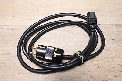 Kaufen HighEnd Stromkabel Mit Wattgate Gold Stecker, 200cm Power Cable Cord • 99€