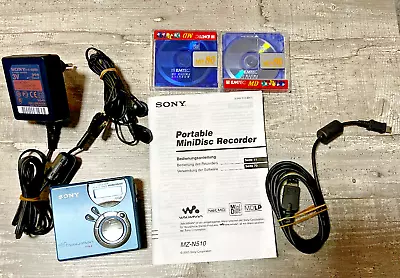 Kaufen Sony Walkman NET MD MZ-N510 Type S MiniDisc Recorder Mini Disc Retro | Geprüft ✅ • 139.99€